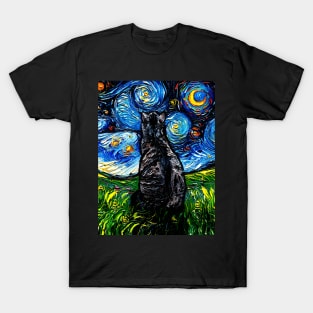 Gray Tabby Night T-Shirt